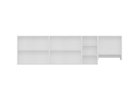MİNAR 260 CM MUTFAK DOLABI BEYAZ 260-B4-ÜST MODÜL