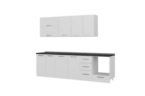 MİNAR VİOLA 275 CM MUTFAK DOLABI BEYAZ 275-B3