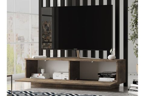 YURUDESİGN FONDA TV ÜNİTESİ TV SEHPASI 140 CM BRONZ FN1 PB