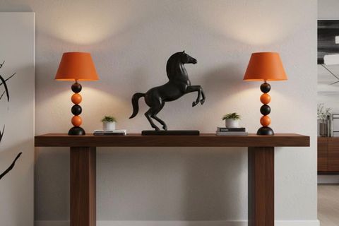 SANDY EL YAPIMI MASİF BÜYÜK ABAJUR