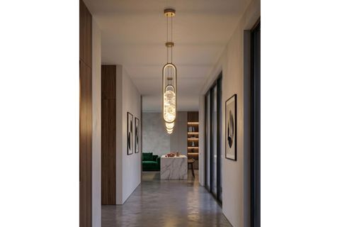 ÖZCAN AYDINLATMA ALABASTER TEKLİ SARKIT 70*20 SARI, 2869-2-03
