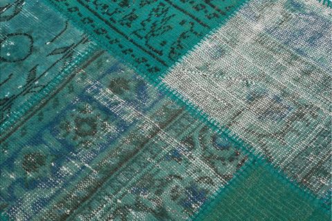 ESTER EL DOKUMA HALI YEŞİL