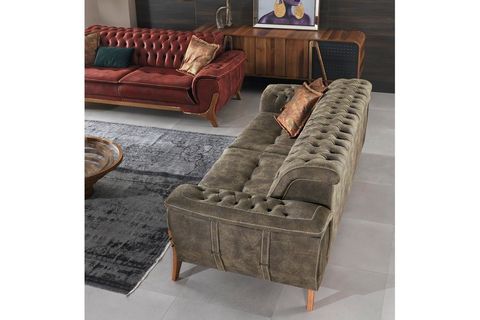 Mekanizmasız Üçlü Koltuk