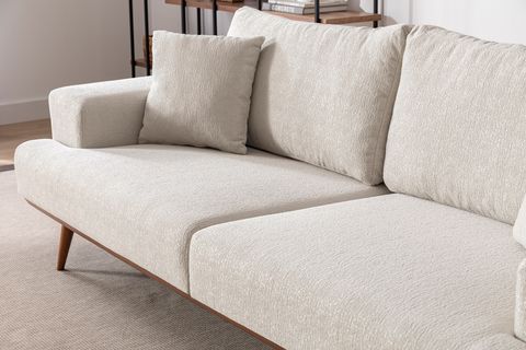 TERRE ŞÖNİL KOLTUK TAKIMI, BEJ GRİ