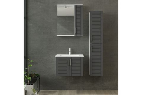 VERA BANYO DOLABI AS2K87, BOY BEYAZ, 65CM