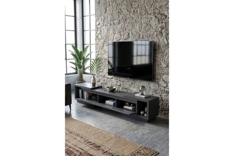 VİSTA UZAYABİLEN TV ÜNİTESİ, ANTRASİT, 160-270 CM