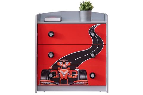 FORMULA GENÇ ODASI TAKIMI KIRMIZI MERCEDES FULL LEDLİ ARABALI YATAK