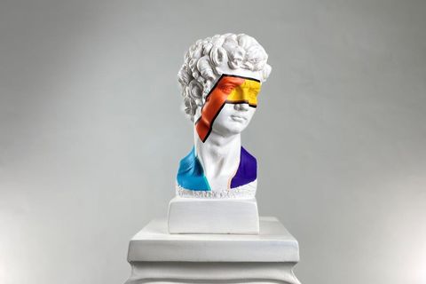 DAVID ROCK N ROLL POP ART DEKORATİF ROMA YUNAN HEYKELLERİ