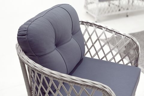 PALMA RATTAN İKİLİ OTURMA GRUBU, BEYAZ