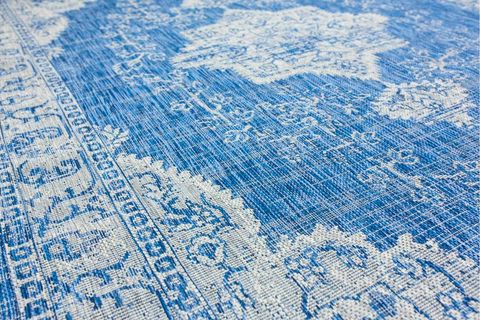 İLLUSİON MAVİ RENKLİ ÇALIŞMA ODASI HALISI 120*170