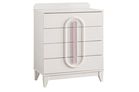 ATHENA 4 ÇEKMECELİ ŞİFONYER, PEMBE
