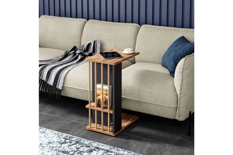 DİON TEKERLEKLİ YAN SEHPA, ÇAM