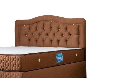 ŞAH NEW BAZA BAŞLIK VE ORTHOSOFT YATAK SETİ, AÇIK KAHVERENGİ, 160X200