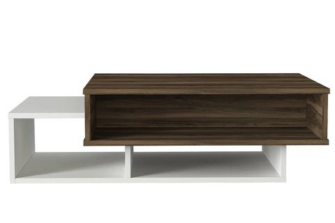 DEKORİSTER TAB ORTA SEHPA, BEYAZ CEVİZ