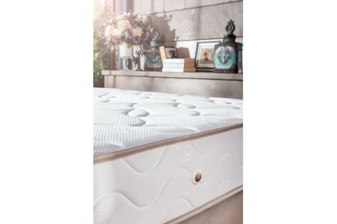 PİGAS TEK KİŞİLİK YATAK, BEYAZ 90X190