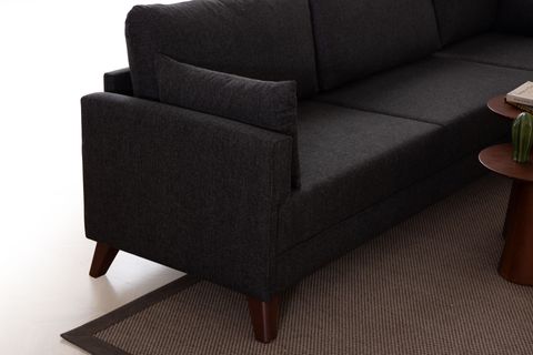 GLORİA KÖŞE KOLTUK, ANTRASİT, SAĞ KÖŞE