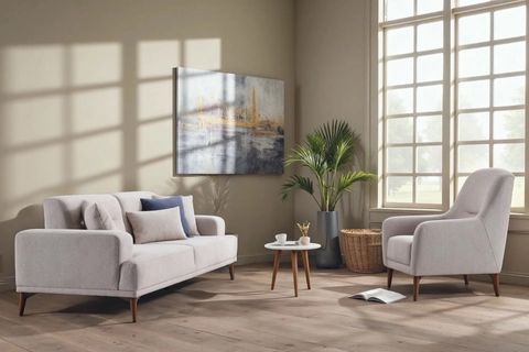 STİLL ÜÇLÜ KOLTUK, GRİ