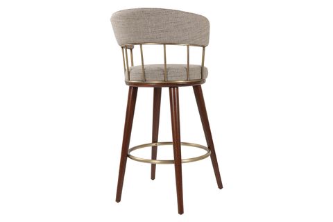 KOZZA HOME BRONX BAR SANDALYESİ, CEVİZ, 75CM