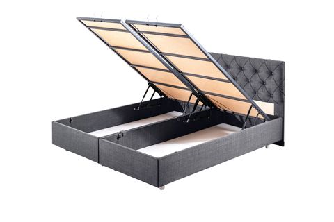 DOLCE BAZA VE BAŞLIK SETİ, GRİ, 160X200