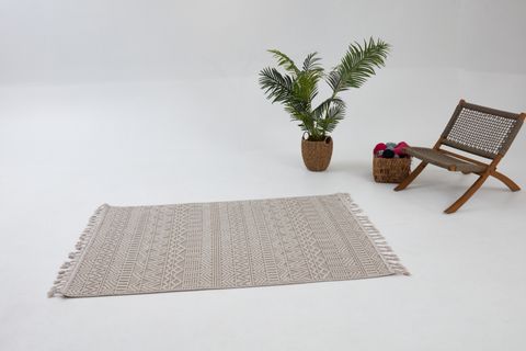 4K INFİNİTY COLLECTİON MODERN MAKİNE HALISI 14, BEİGE, 160X230 CM