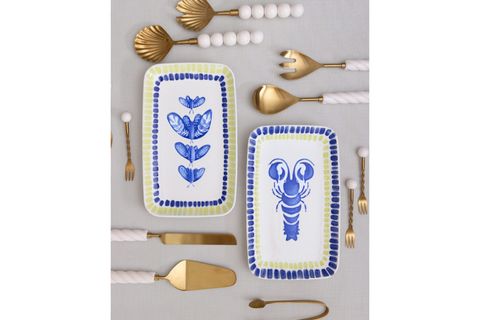 THE MİA PALMA DİKDÖRTGEN SERVİS TABAĞI 31X20 CM