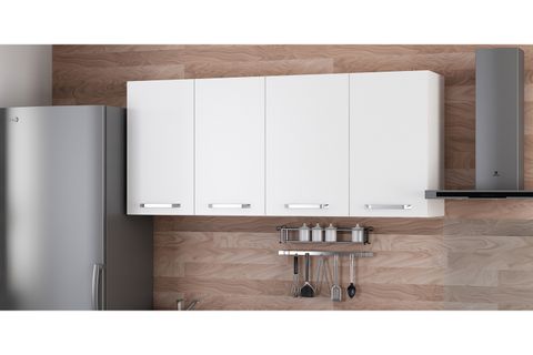 MİNAR 165 CM MUTFAK DOLABI BEYAZ 165-B1-ÜST MODÜL
