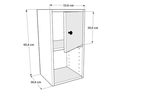 AYDIN KİTAPLIKLI RAF, DVR-1040-Ç