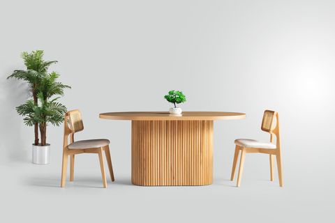 ASOS YEMEK MASASI TAKIMI, 6 SANDALYELİ, 90X160 CM