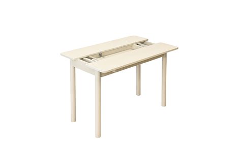 VİNA MİNİ AÇILIR MUTFAK MASA TAKIMI, SEDEF KREM LACİVERT