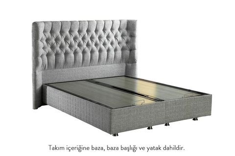 PLATİNUM BAZA BAŞLIK YATAK SETİ 180X200