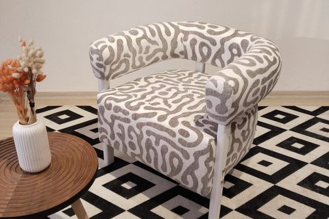 SWEET MOD BUKLE BERJER, GRİ DESENLİ