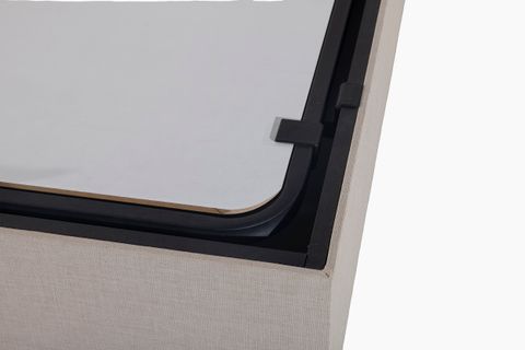 MİLES BAZA VE BAŞLIK SETİ, KREM, 100X200