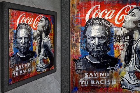 AHŞAP YAĞLI BOYA DOKULU TABLO, POP