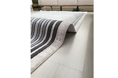 TÜRKMEN HALI MYSTIK KOLEKSİYONU GRİ MAKİNE HALISI 80X150