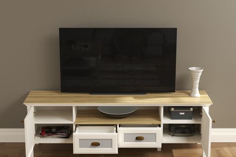 VALENA TV ÜNİTESİ, 2 KAPAKLI 2 ÇEKMECELİ