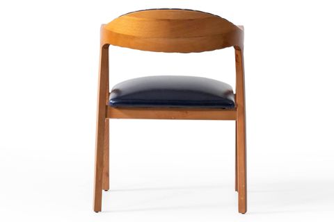 NAPOLYON AHŞAP SANDALYE, LACİVERT CEVİZ