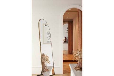 LYN HOME METAL AYNA, GOLD, 180X60