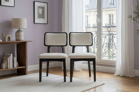 MİRLA HAZERAN DETAY DÖŞEMELİ KAYIN SANDALYE, SİYAH, 4 ADET