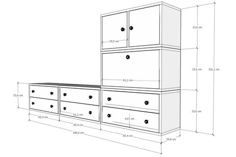 PLAYBOX OYUNCAK DOLABI, PNR-OBA-1002