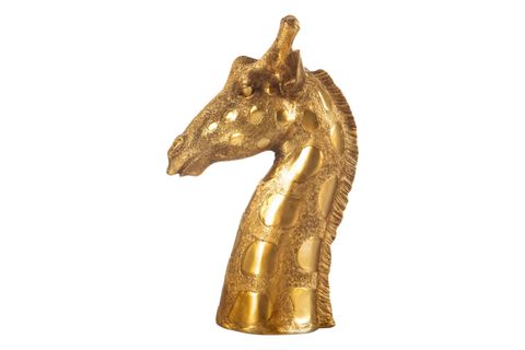 ZÜRAFA BÜST BÜYÜK BOY GOLD
