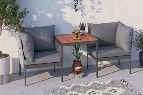 LİMNİ HOME MİNİ MULTİLOUNGE BAHÇE BALKON KOLTUĞU, GRİ