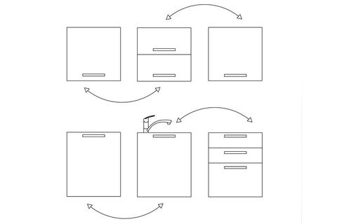 KAMER HAZIR MUTFAK DOLABI 220 CM