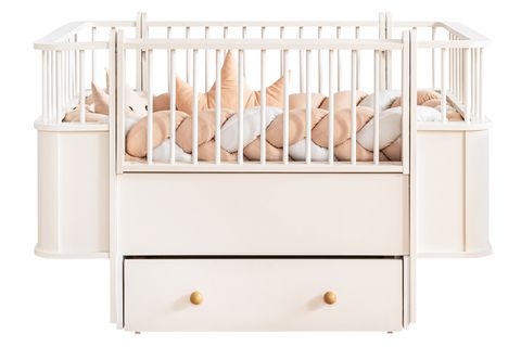 DÜNYA BÜYÜYEN ÇEKMECELİ SALLANAN BEŞİK 80X130 DÜNYA KARYOLA 80X190, KREM