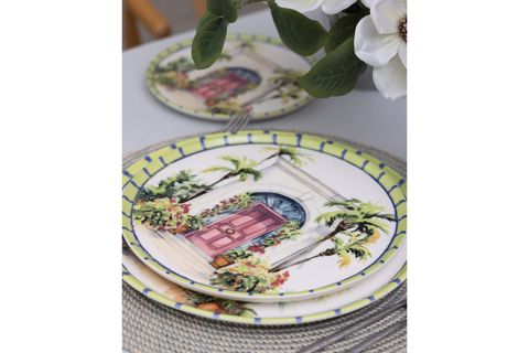 THE MİA PALMA SERVİS TABAĞI 6LI SET 26 CM