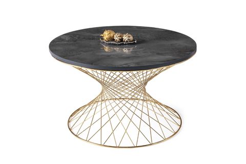 CESTİNO ORTA SEHPA, GOLD, İRONY