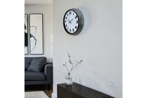 KROM PRİME METAL DUVAR SAATİ 40 CM