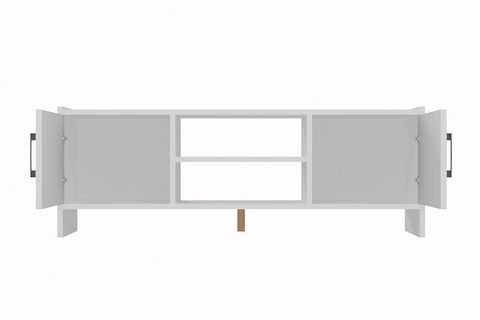 MOLDE RETRO VİNTAGE TARZ TV SEHPASI, BEYAZ