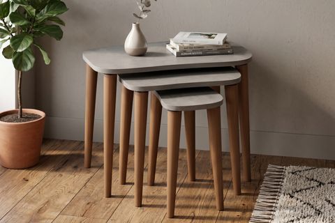 FORM ZİGON SEHPA, BETON DESEN