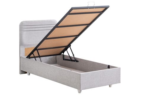 MİLA BAZA BAŞLIK, AÇIK GRİ, 100X200