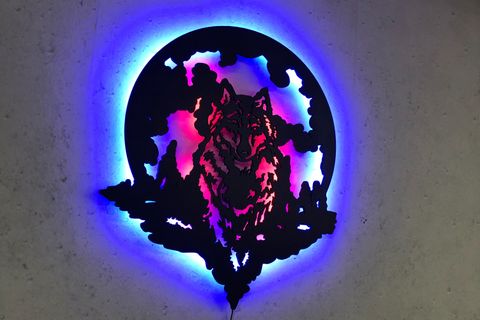 WOLF V1 LED IŞIKLI TABLO